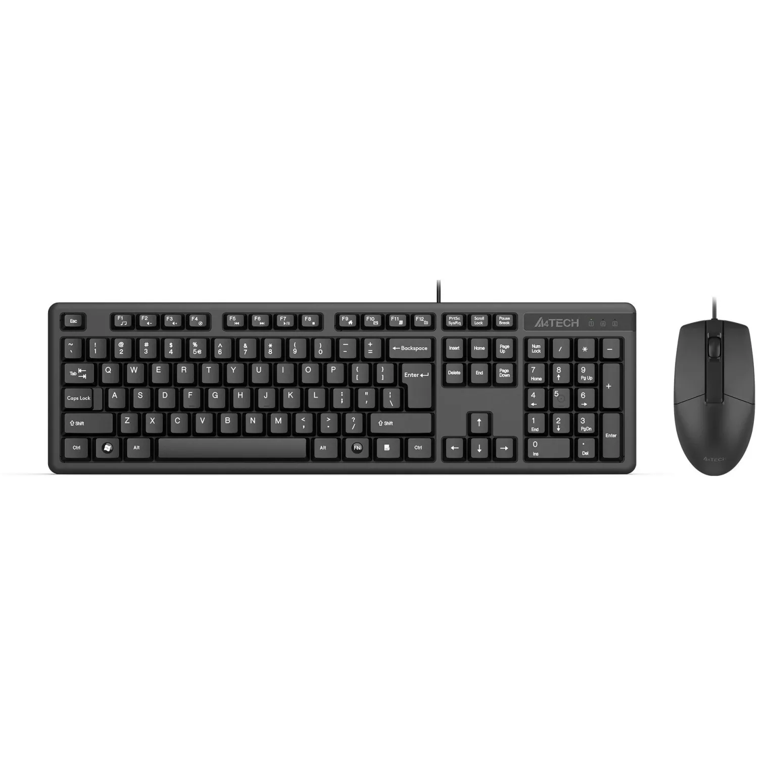 Набор клавиатура+Мышь A4Tech KK-3330 клав:черный Мышь: черный USB, 1777619К