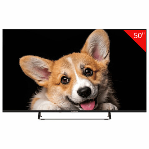 Телевизор TOPDEVICE TDTV50CS03U_BK, 50'' (126 см), 3840x2160, 4K, 16:9, YaOS, Wi-Fi, Bluetooth, черный