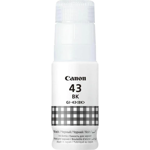 Чернила CANON (GI-43BK) для СНПЧ Pixma G540 / G640, черные, 3700 стр., оригинальные, 4698C001