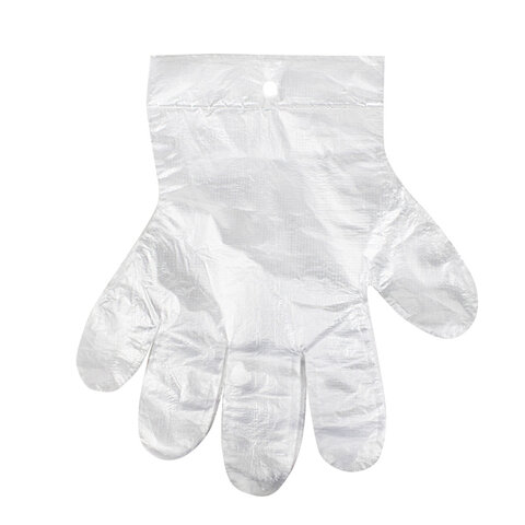 Перчатки полиэтиленовые одноразовые ОТРЫВНЫЕ КОМПЛЕКТ 50 пар (100шт), размер L, 5 мкм, ГППНДПО-L