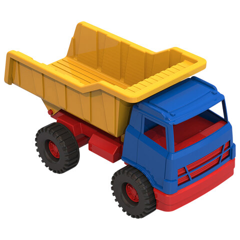 Машина игрушечная ГРУЗОВИК "Медвежонок", пластиковая, 29x13,5x14 см, НОРДПЛАСТ, 431302