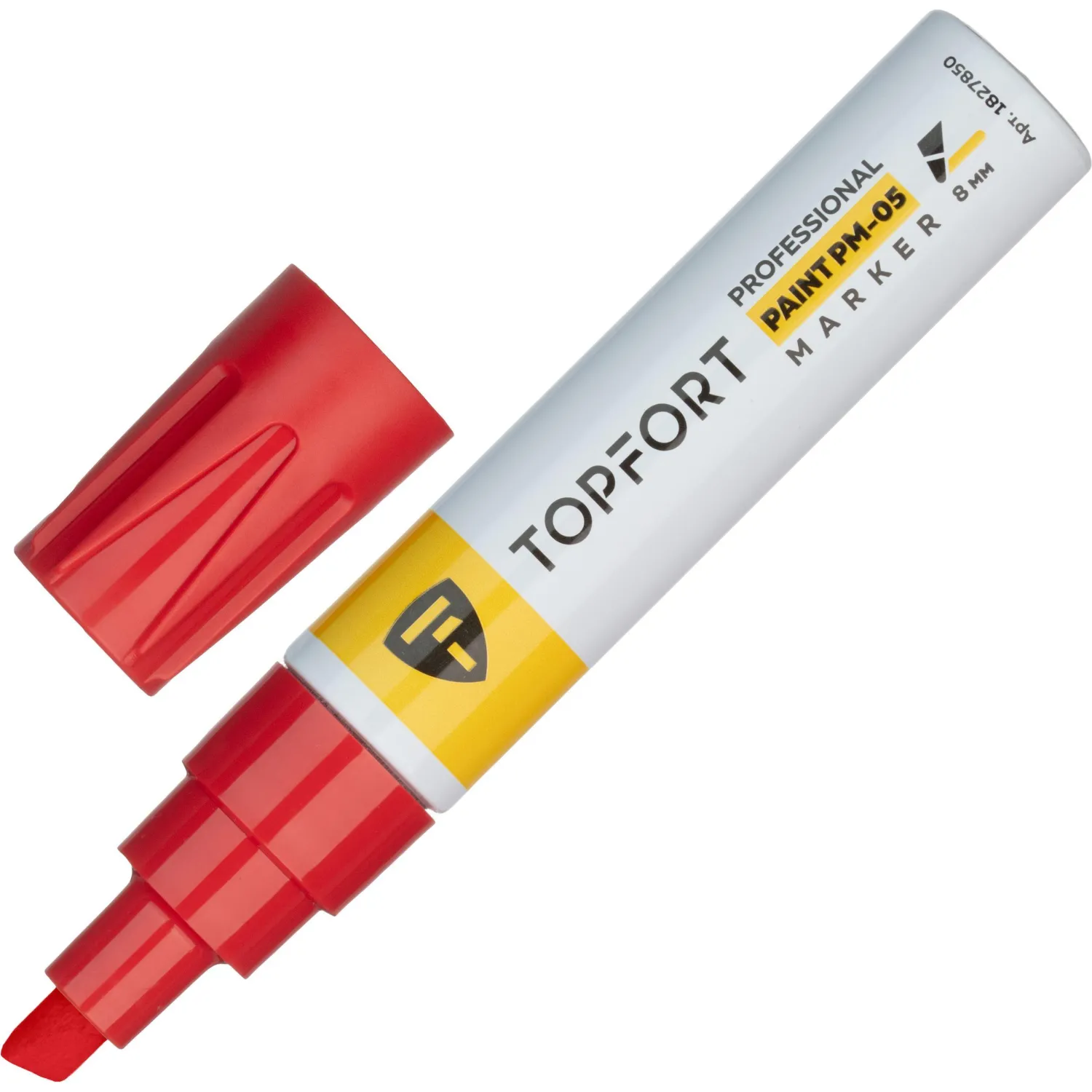Маркер лаковый Topfort Paint 8 мм красный, 1827850К