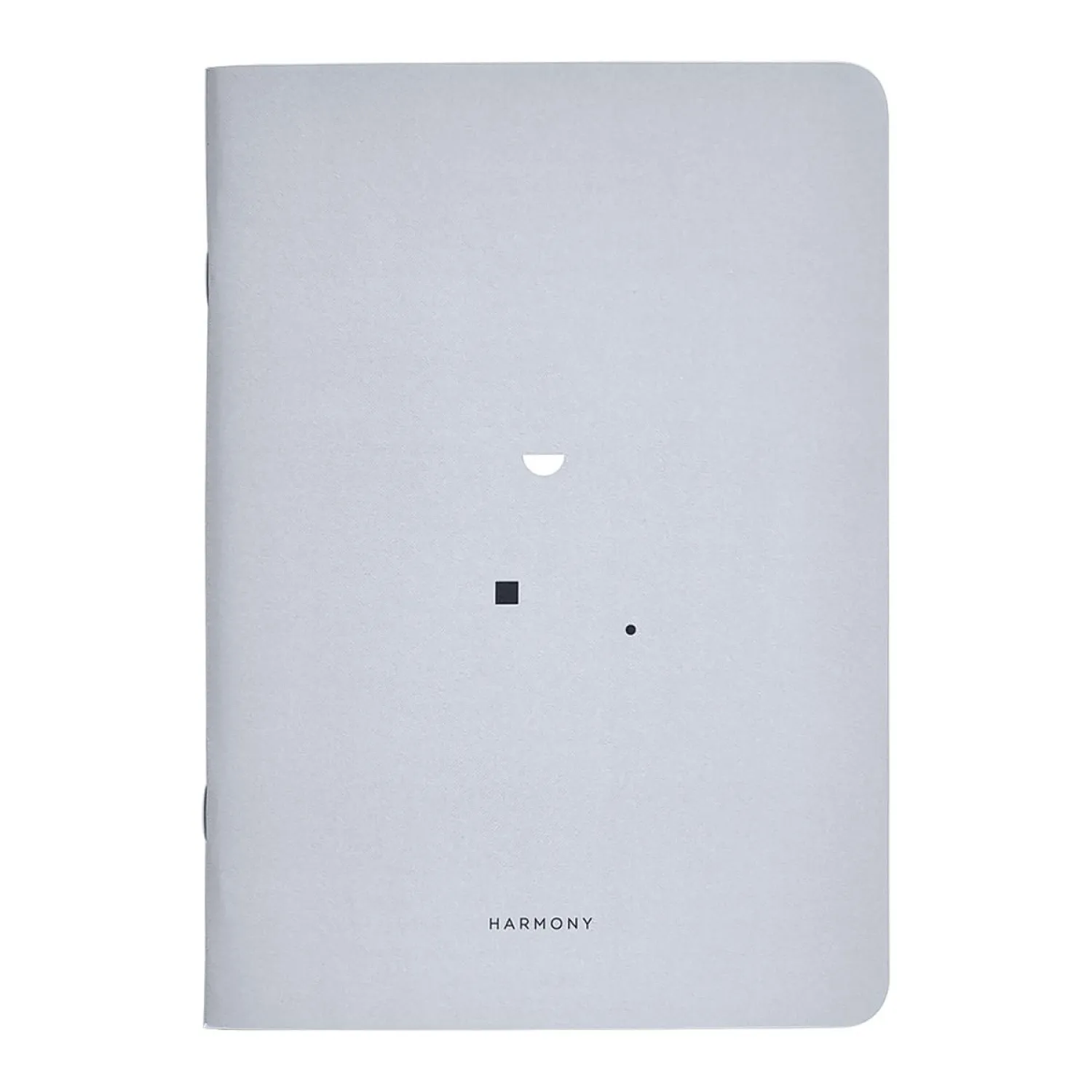 Бизнес-тетрадь А5, 40л. клетка, скрепка, 150х210мм Minimalism серый N2506
