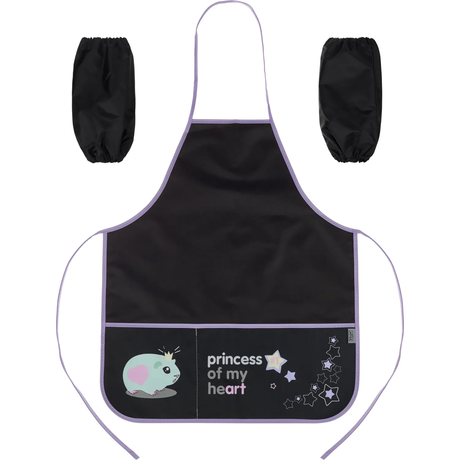 Фартук для труда Комус Класс Princess, ФН 41-1,2 карман,нарукавн,535x445 мм