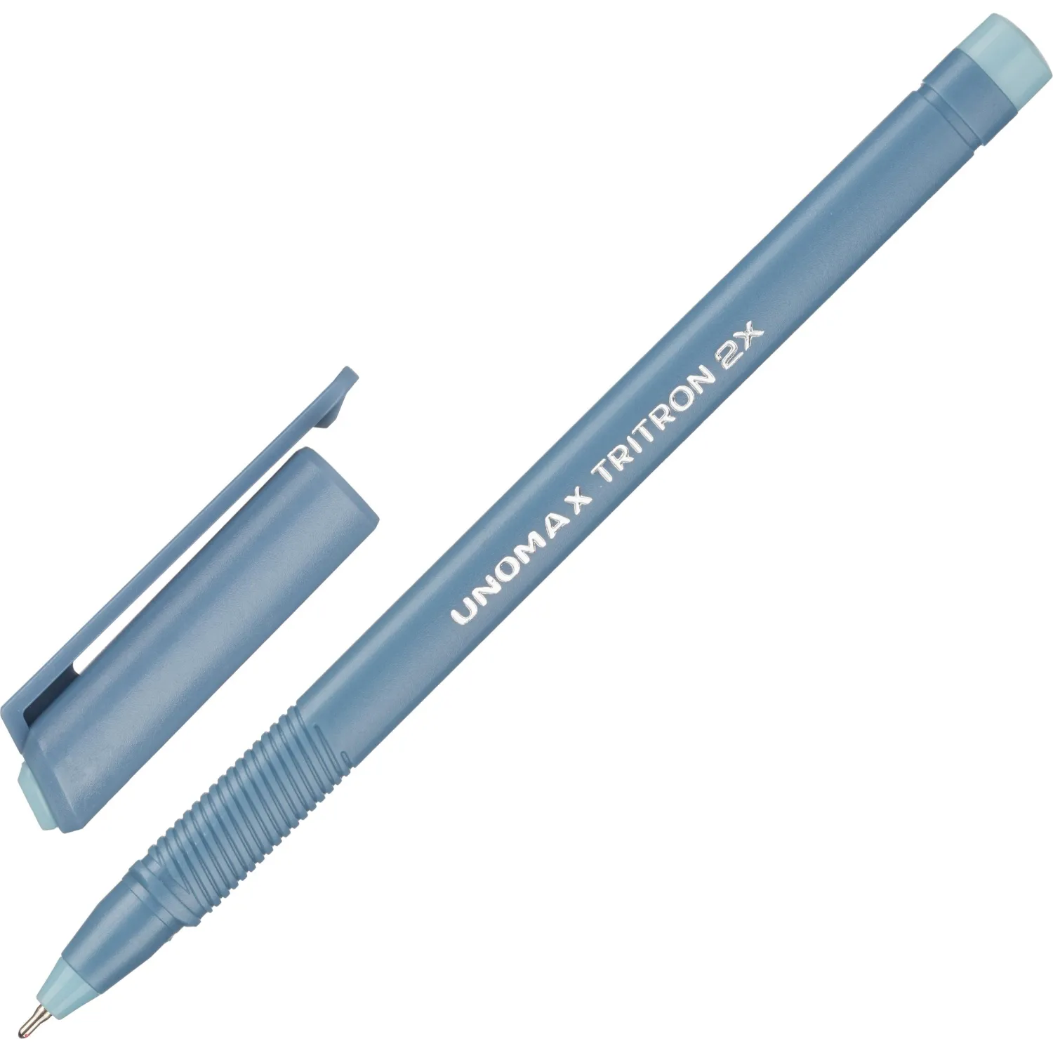 Ручка шариковая неавтомат. Unomax Tritron 2x д/ш0,7мм,л0,3мм син, 1680854К