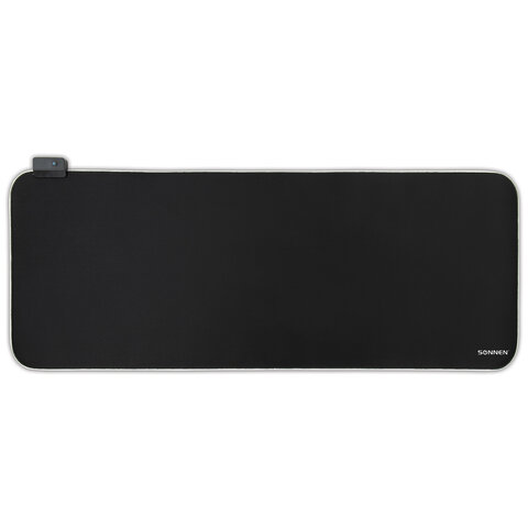 Коврик для мыши и клавиатуры с подсветкой (RGB) SONNEN "CHAMELEON", 800x300х4 мм, 513614