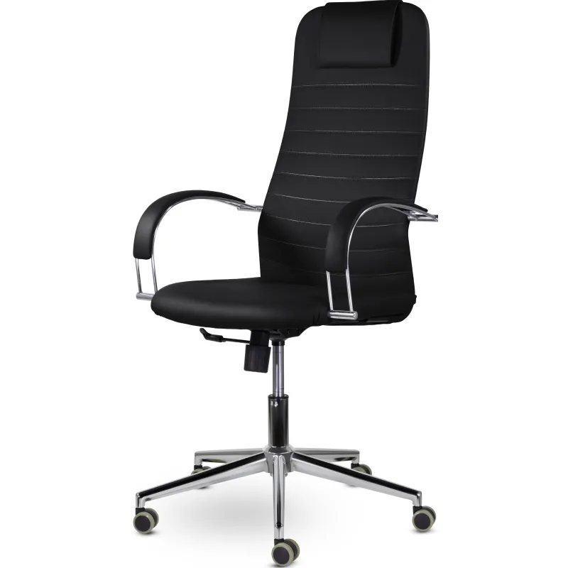 Кресло UP_СН-601 Соло хром SoloСН Ср S-0401 (черный)