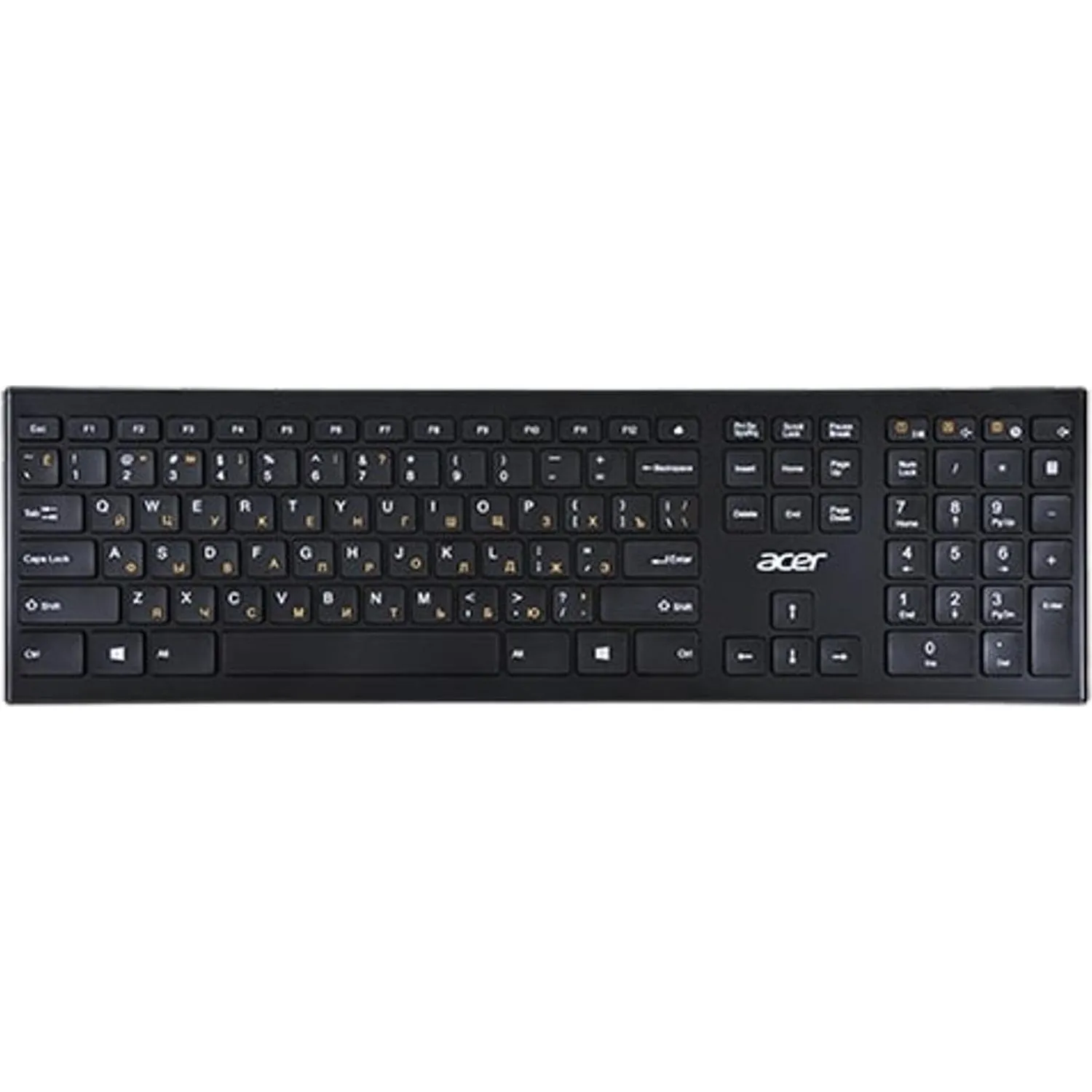 Клавиатура Acer OKR010 Wireless, черный