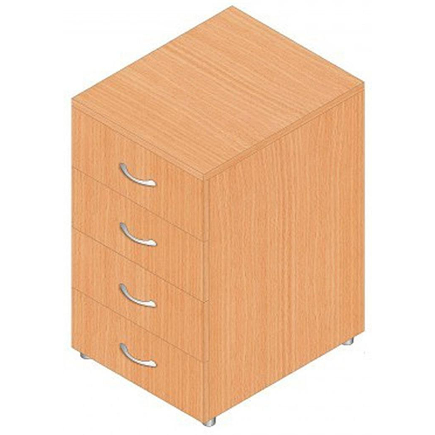 Тумба 1L5_А Референт Р.Т-4.1 приставная, Бук-С