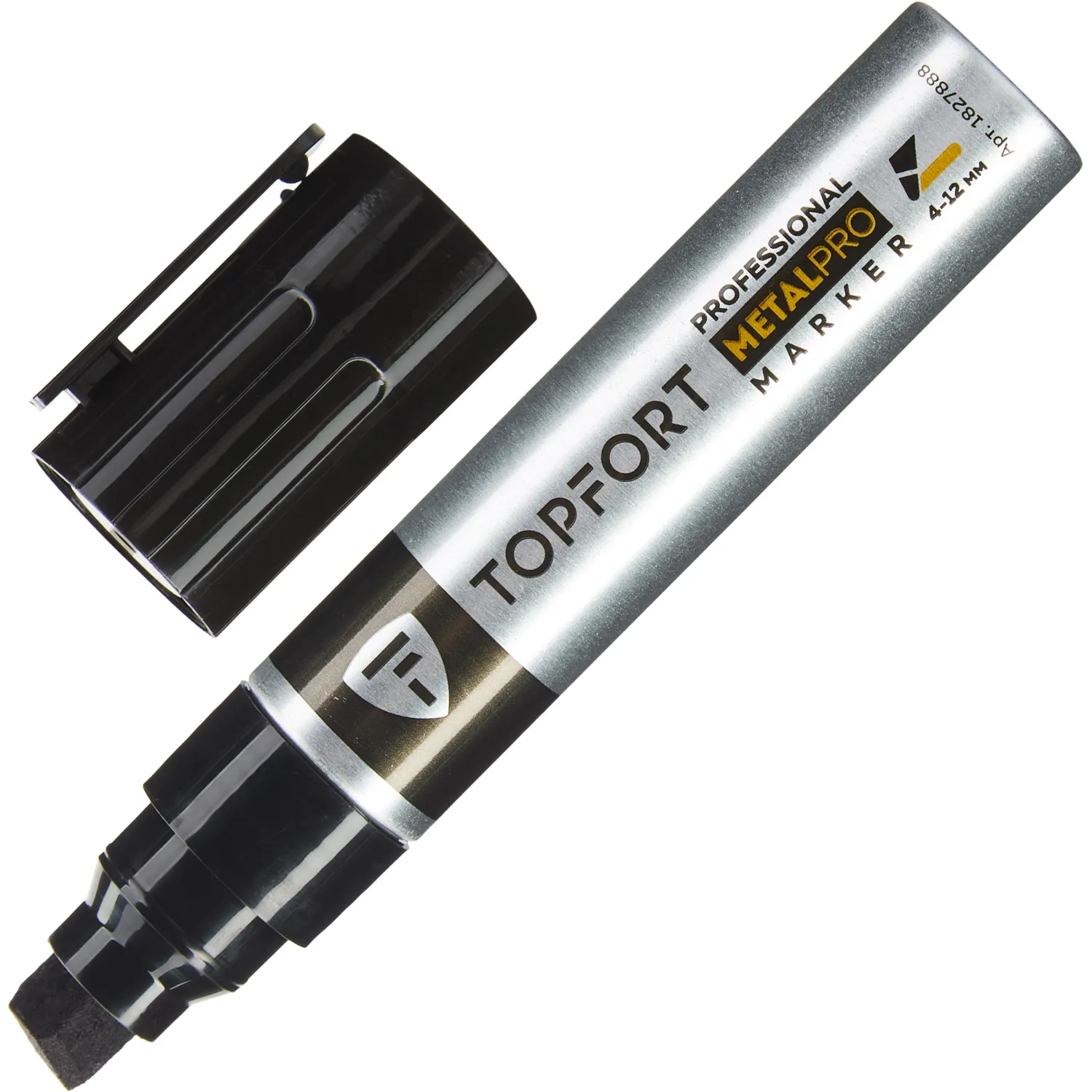 Маркер для металла Topfort MetalPro 4-12 мм черный, 1827888К