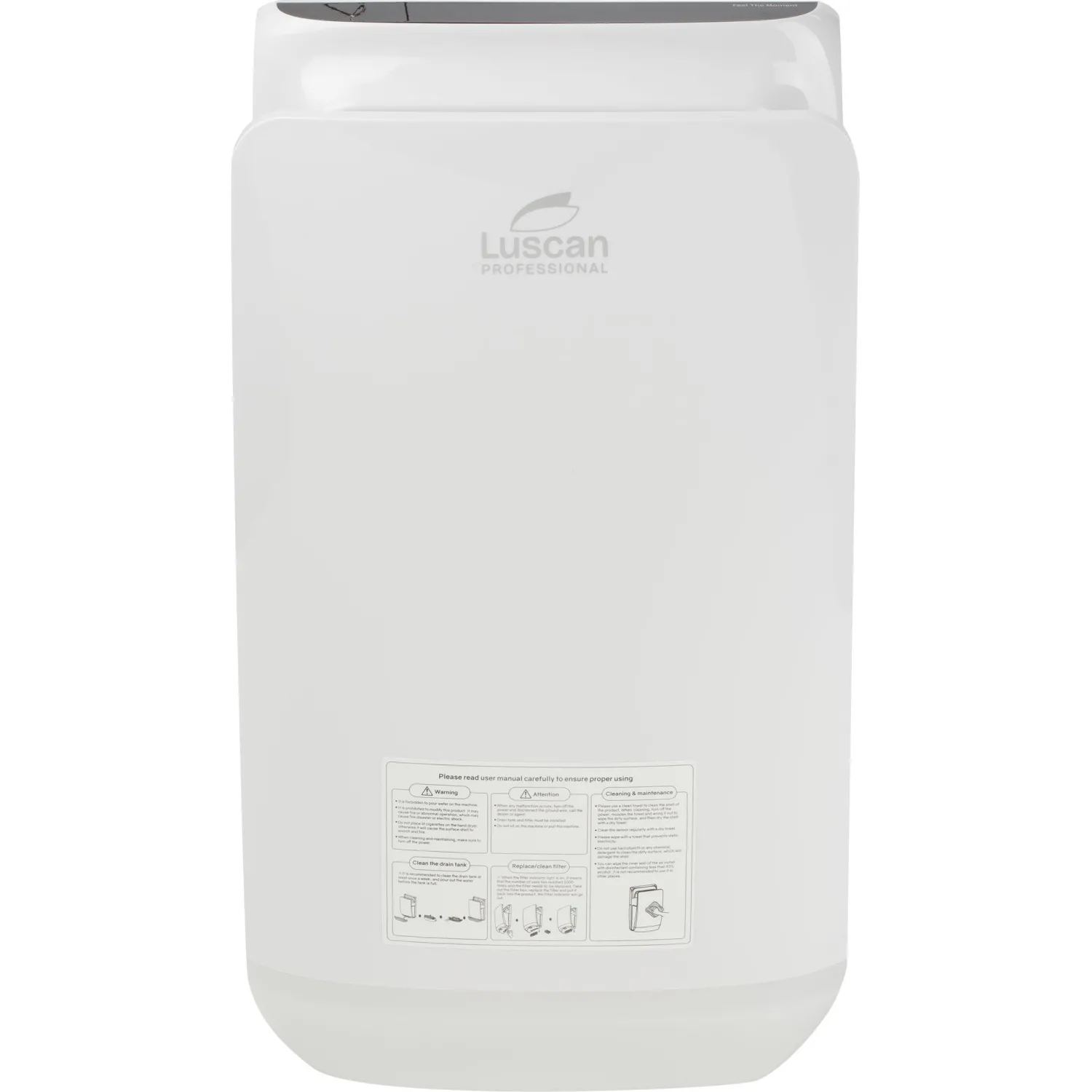 Сушилка для рук электрическая погружная Luscan Prof/PL-151076 1,8 кВт белая