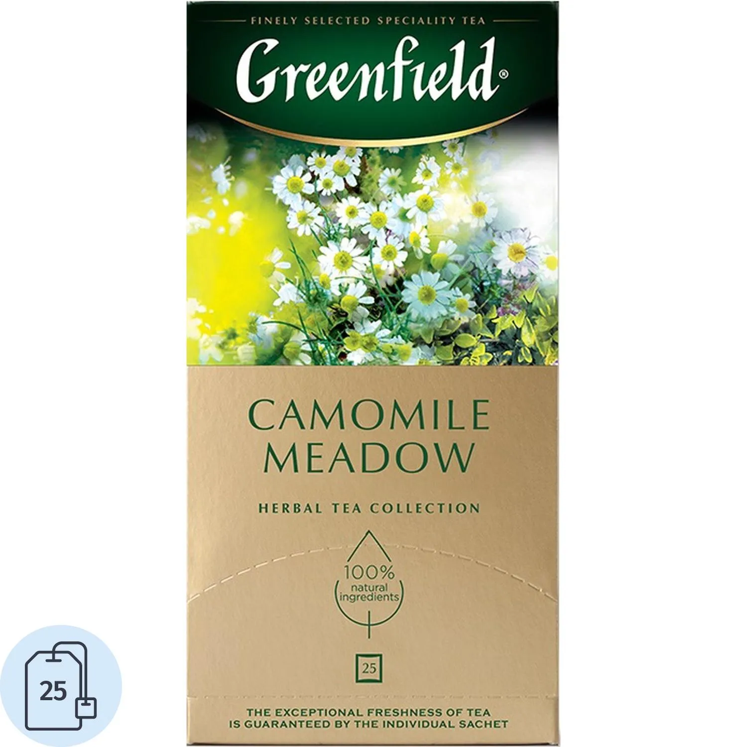 Чай Greenfield CAMOMILE MEADOW травяной 25пак 0523-10, 493164К