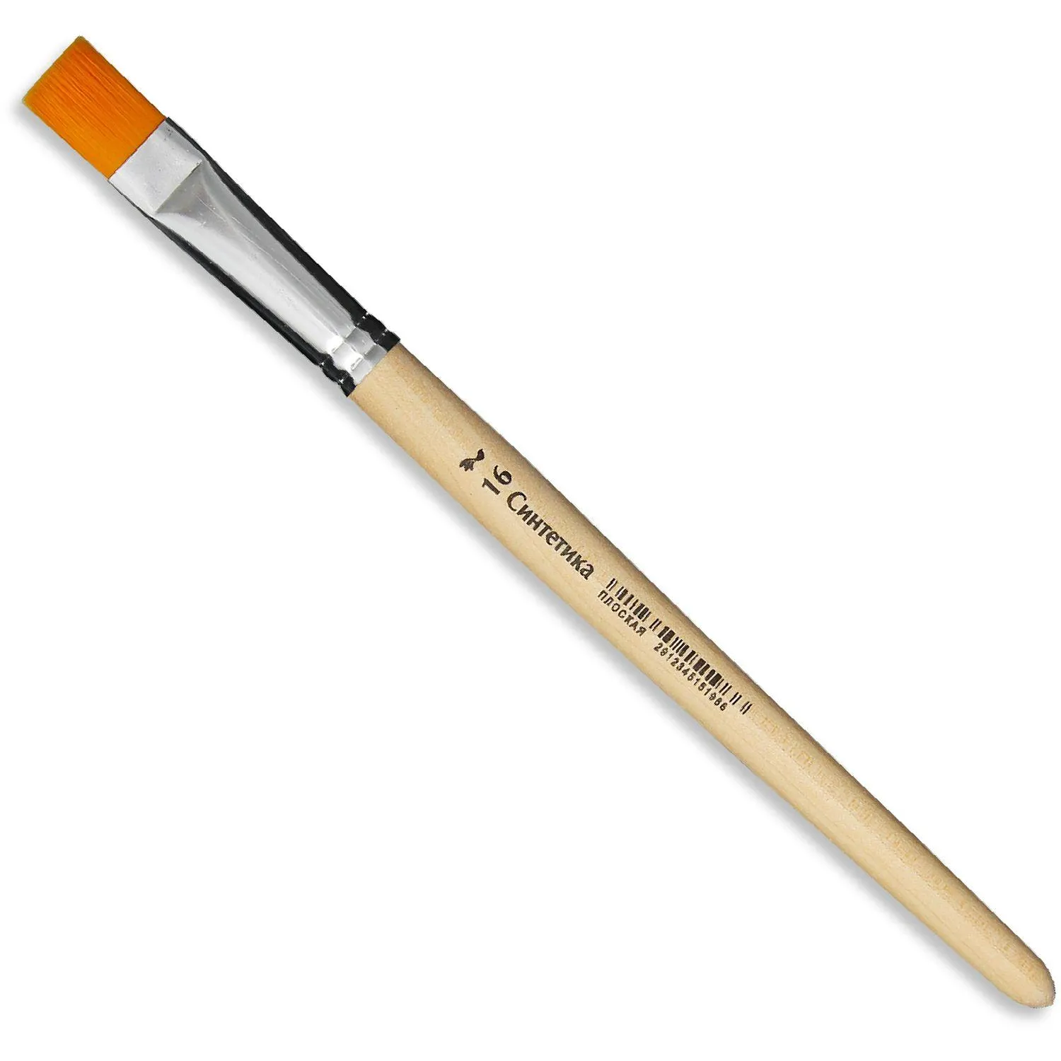 Кисть синтетика плоская №16