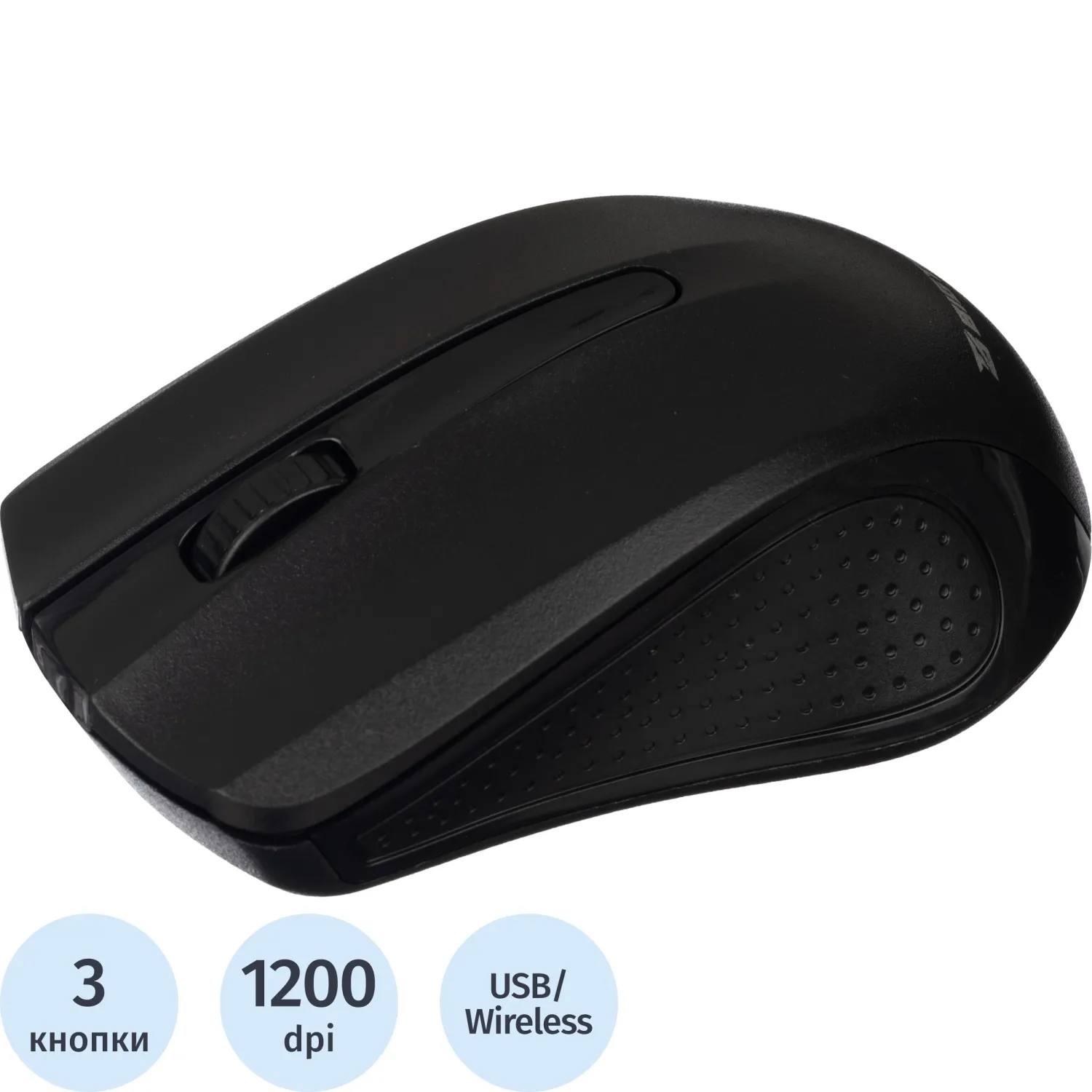 Мышь компьютерная черная, 1200DPi, 2.4Ггц, 105x65x40мм BT-JWM-006/E-WM861, 1637461К