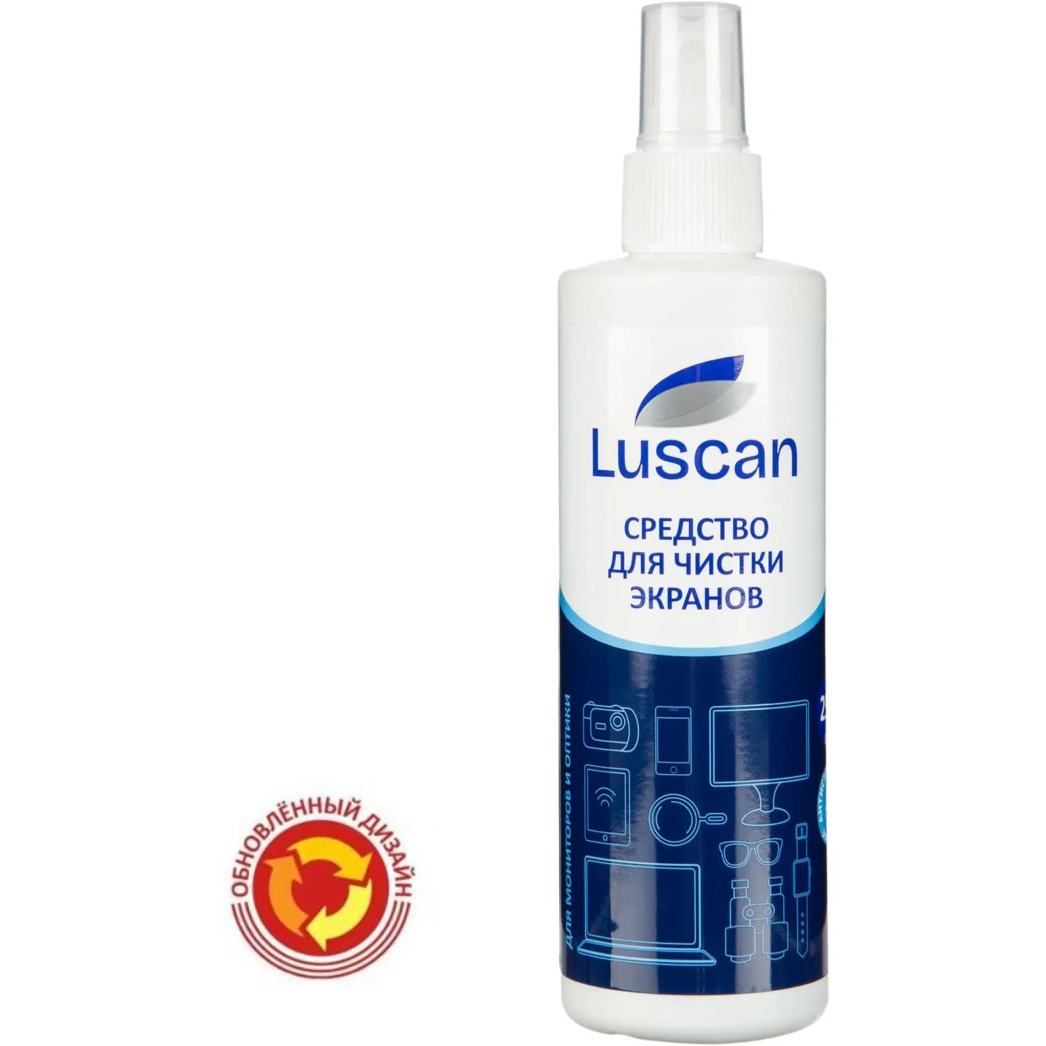 Спрей для экранов и оптики Luscan, 250 мл, 127651К