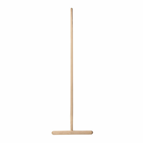 Швабра для пола деревянная, длина черенка 120 см, рабочая часть 35 см