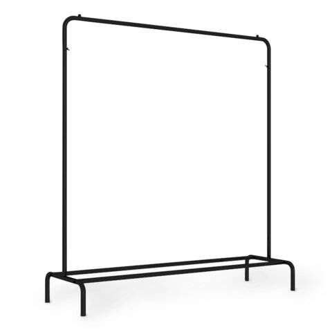 Вешалка для плечиков BOOMHOUSE GR-001 (в1500*ш1100*г400мм), металл, черная, 701434