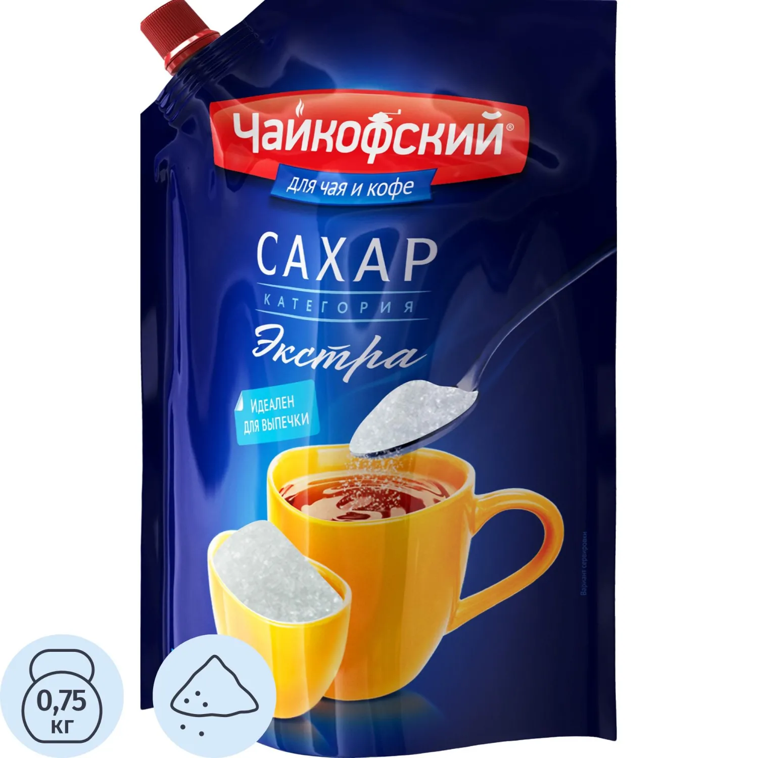 Сахарный песок Чайкофский Экстра дой пак, 750г