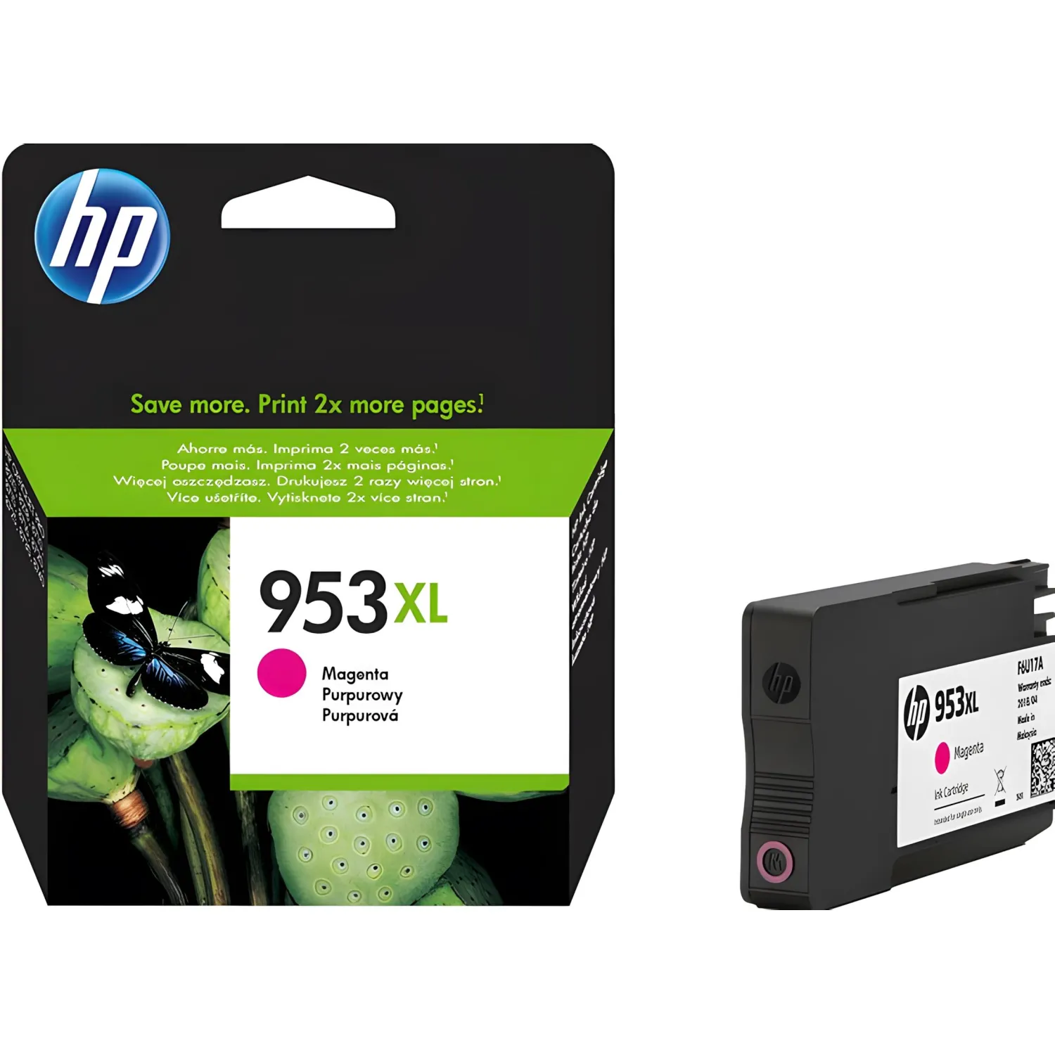 Картридж струйный HP 953XL F6U17AE пурп. пов.емк. OJ Pro 8210/8720
