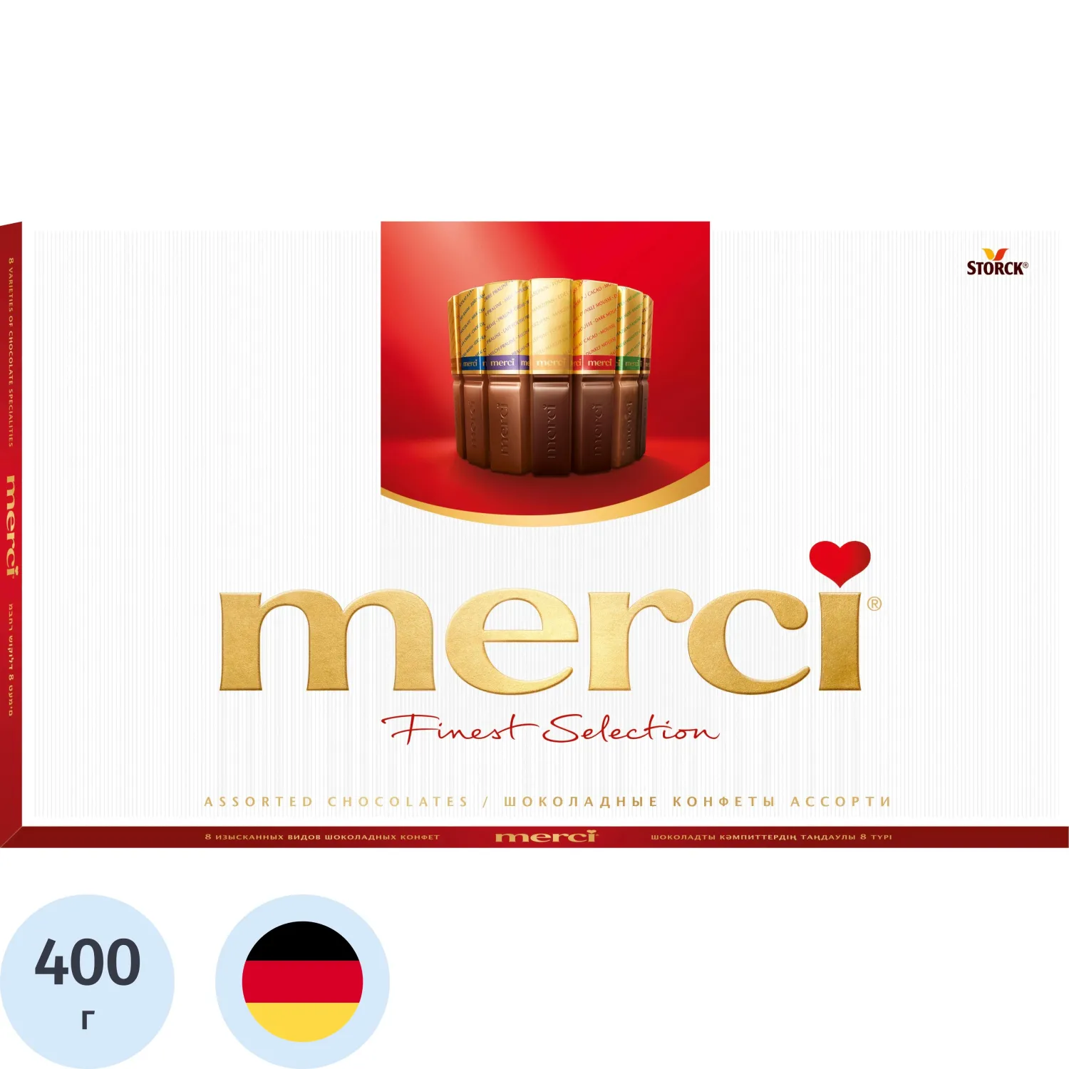 Конфеты Merci Ассорти 400г, 430490К