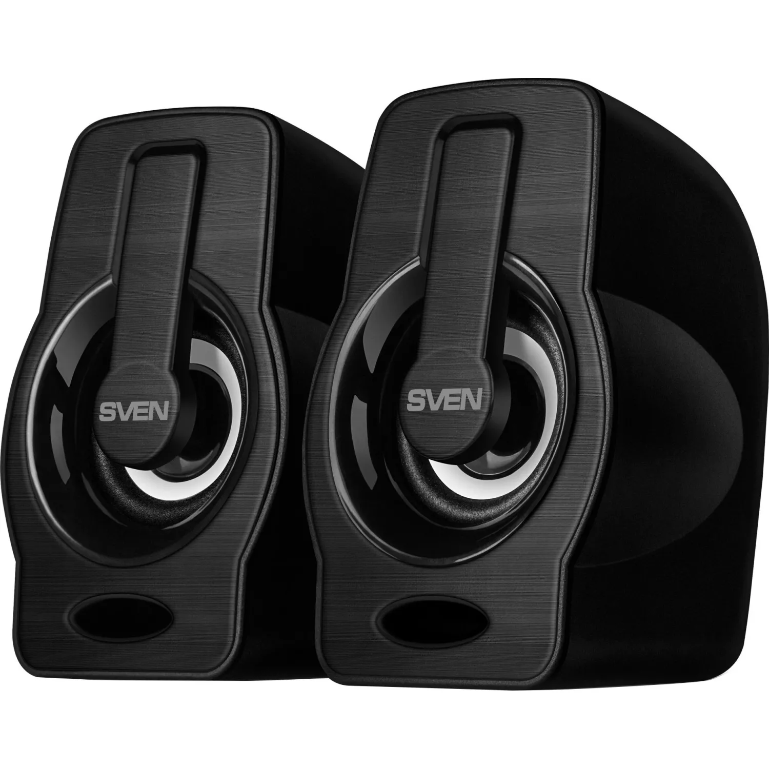 Акустическая система 2.0 SVEN 255, черный, USB, 2x3 Вт(RMS), подсветка