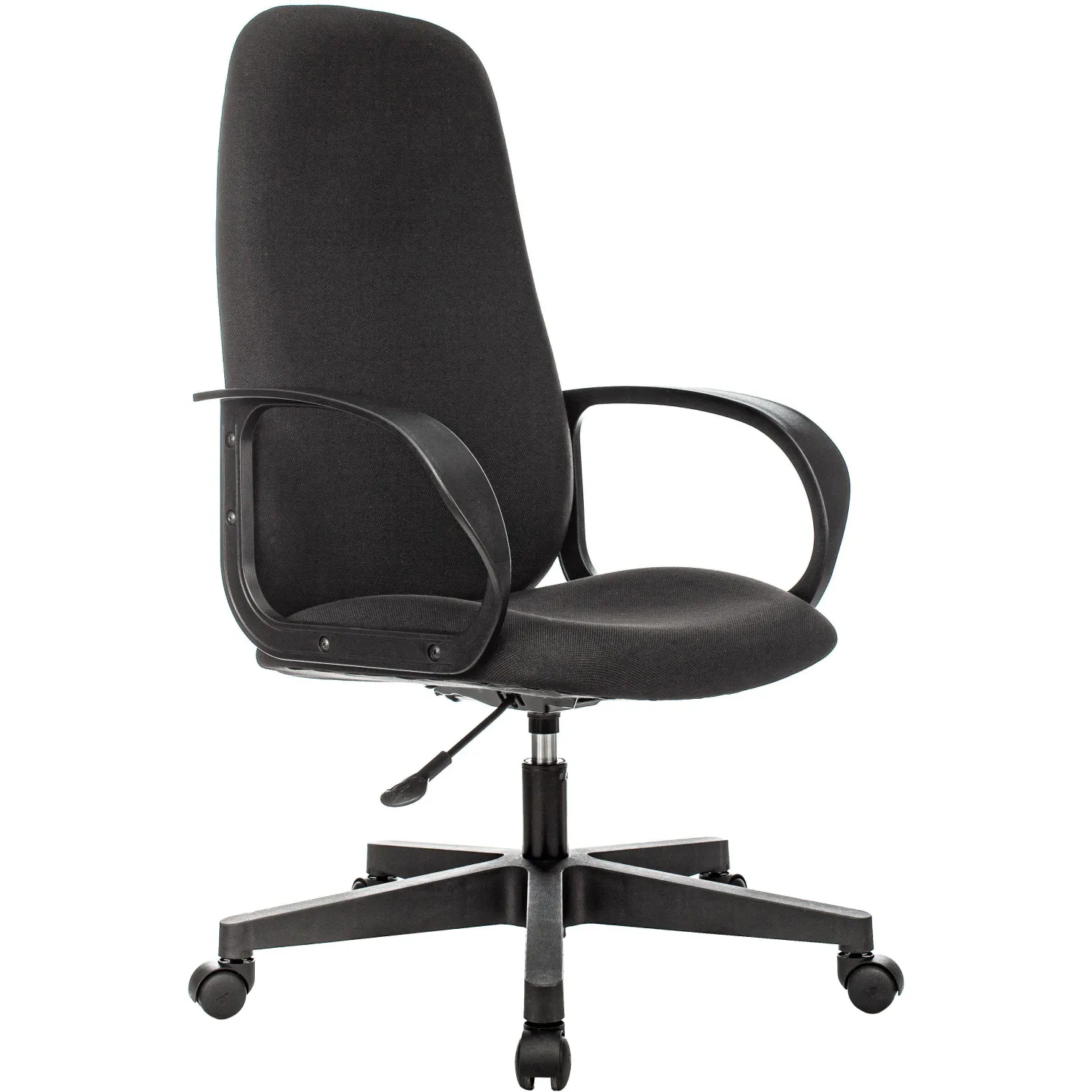 Кресло 1L5_VB_Echair-660 ТC ткань черный пластик