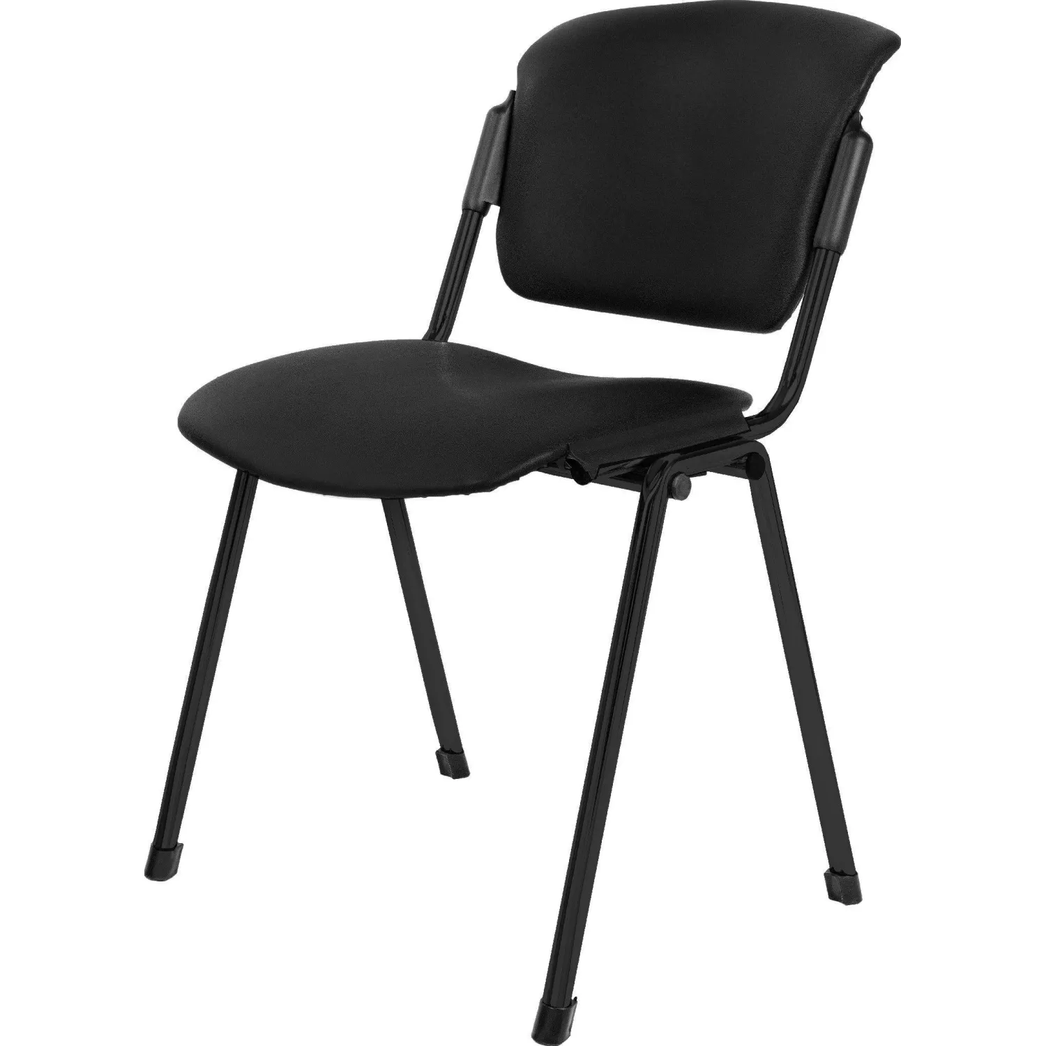 Стул 1L5_UA_ERA  черный каркас / кз черный V-4