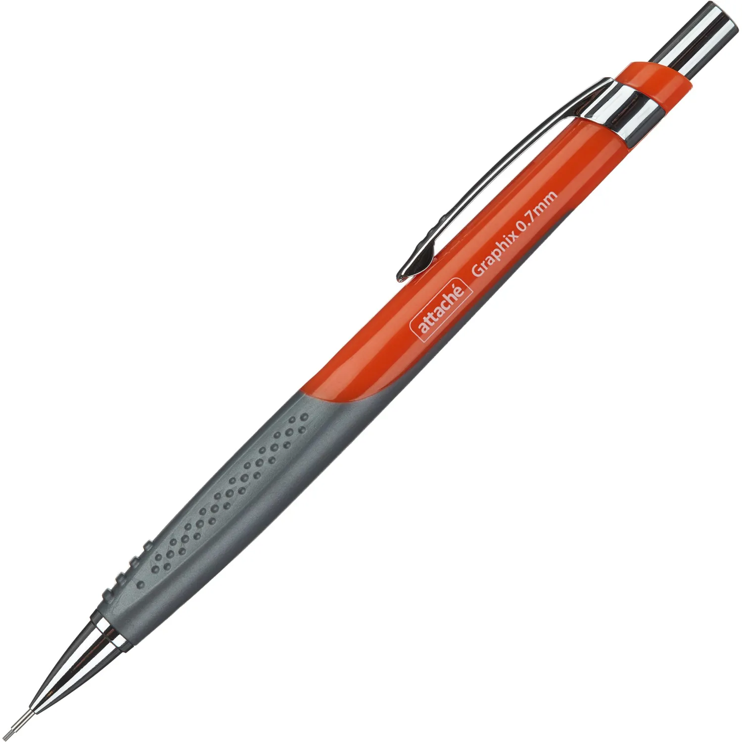 Карандаш механический Attache Graphix, 0.7 мм, цвет корпуса оранжевый, 887015К