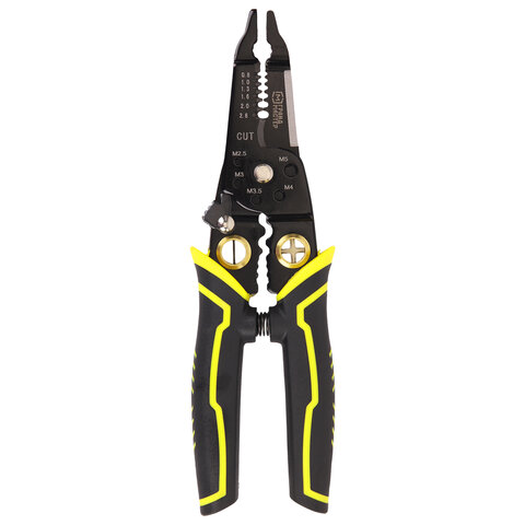 Плоскогубцы многофункциональные 22 в 1, 205 мм, марганцевая сталь 65Mn, ГРАНДМАСТЕР, PL-205, 671261