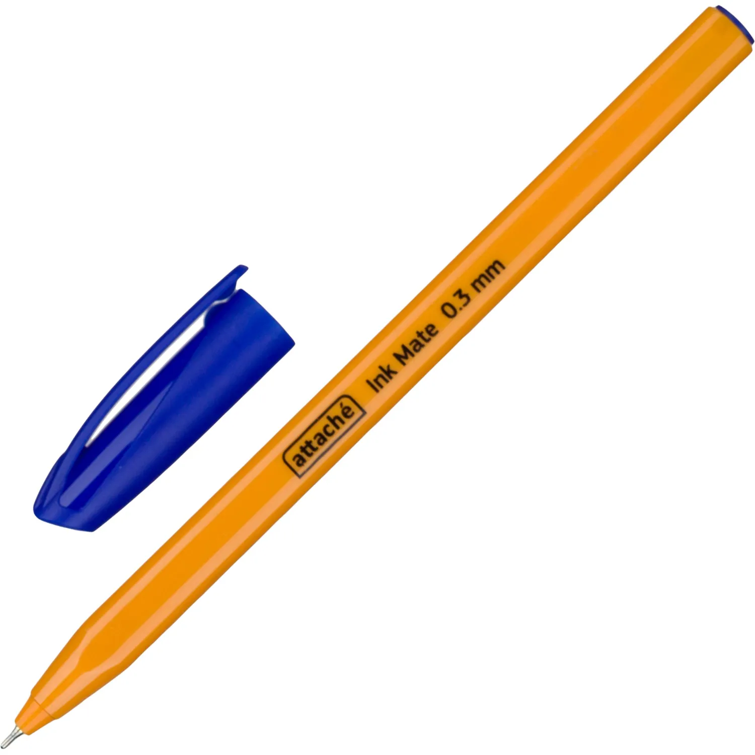 Ручка шариковая неавтомат. Attache Ink Mate линия 0,3мм оранжев.корп, 1685729К