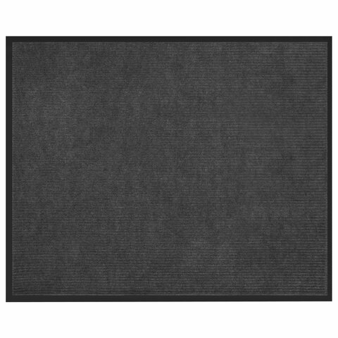Коврик придверный 120х150 см, СЕРЫЙ, влаго-грязезащитный, 430 г/м2, ребристый, ЛЮБАША СТАНДАРТ, 701041