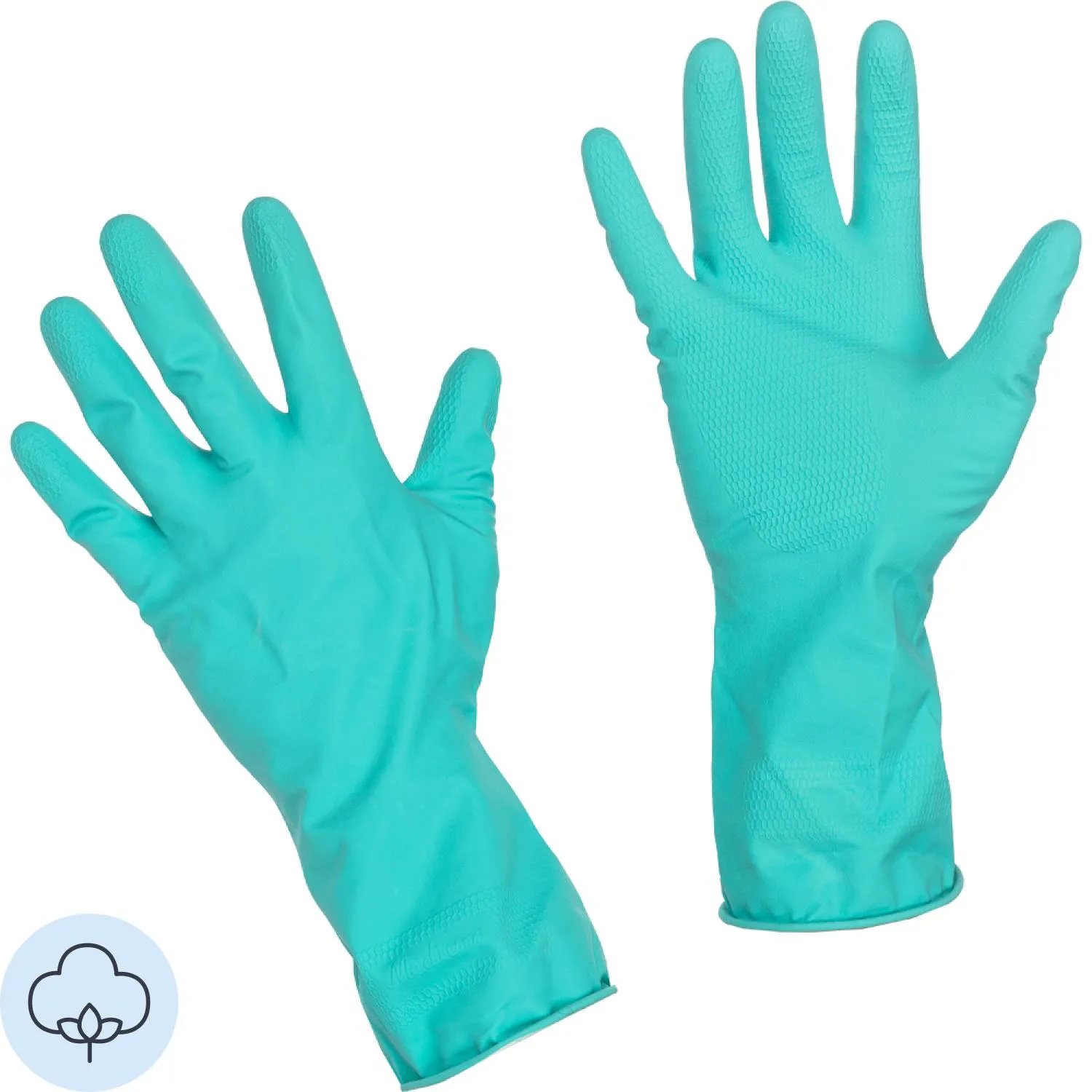 Перчатки резиновые Paclan Practi Extra Dry 407341 р.М, 1354278К