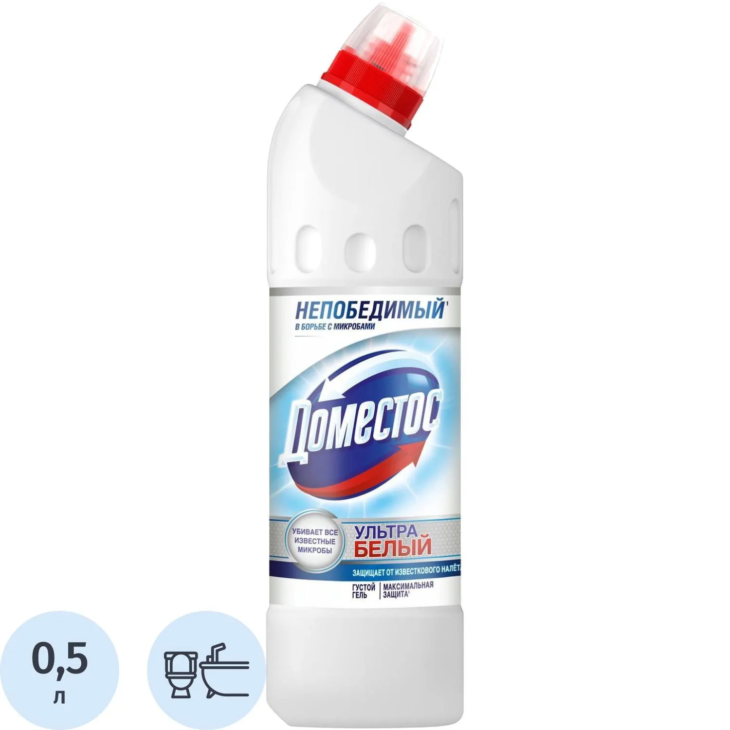 Средство для сантехники Доместос ультра белый 500мл