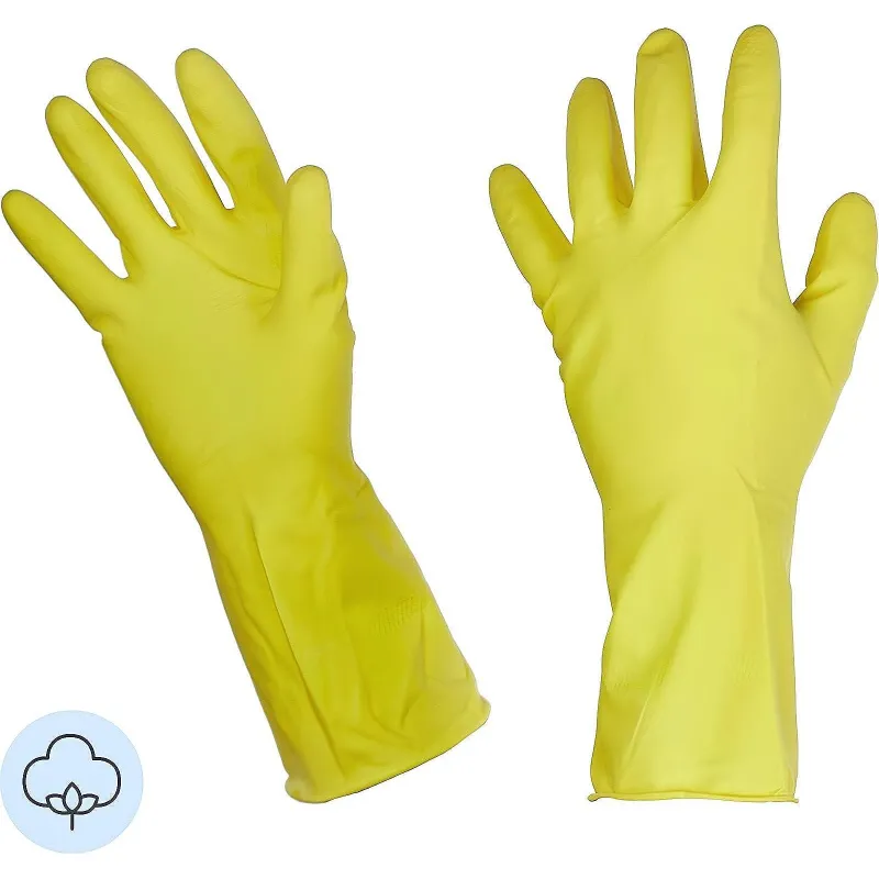 Перчатки резиновые PACLAN Professional латекс желтый 4073284 р.XL, 2261938К