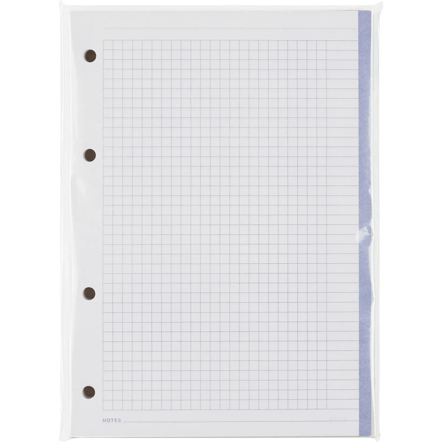 Сменный блок для тетрадей на кольцах, BeSmart А5 120л клетка Цветной N001d