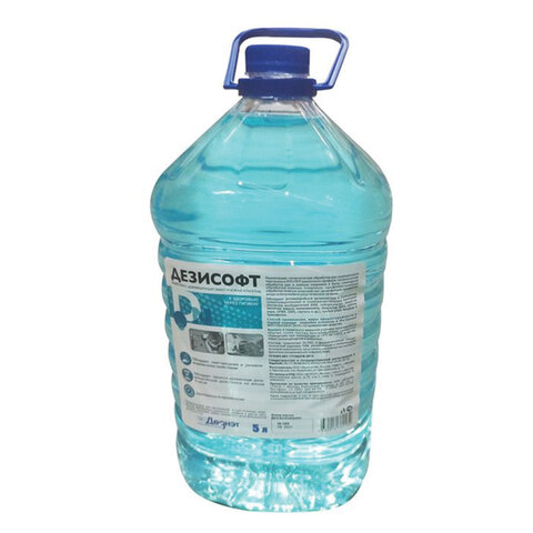 Мыло жидкое дезинфицирующее 5 л, ДЕЗИСОФТ, ПЭТ, ДС-5-Э