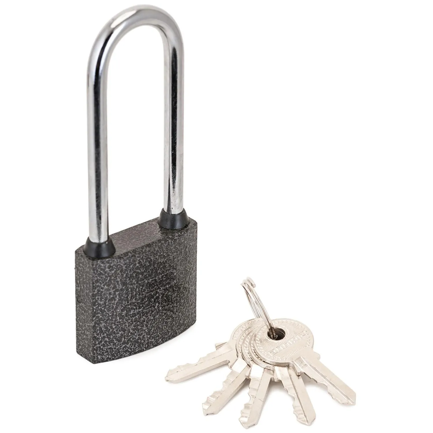 Замок навесной УЗК Аллюр ВС1Ч-330Д (32xd=5x54,5) чугун серый (дл.дуж/5кл)