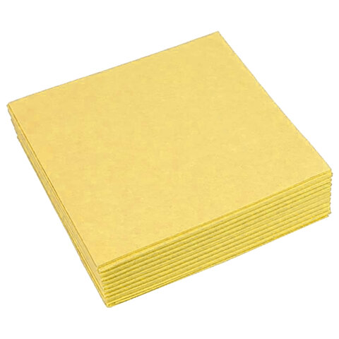 Салфетки VILEDA "Универсальная" КОМПЛЕКТ 10шт, вискоза/полипропилен, желтый 40*38см, 101032