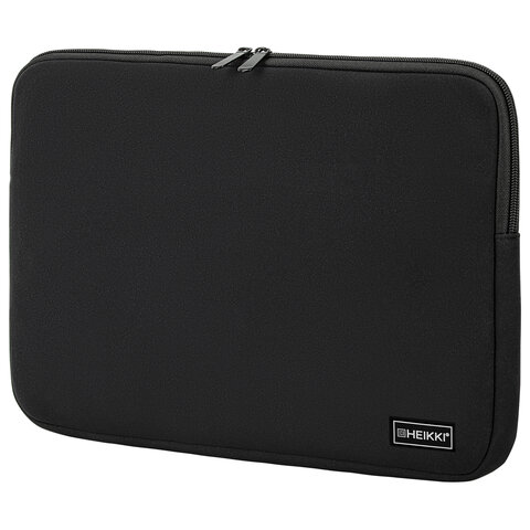Чехол для ноутбука HEIKKI SLIM 15,6'' (ХЕЙКИ), неопрен, Case, черный, 26х37х2,5 см, 272605