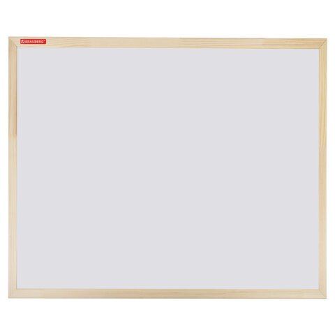Доска магнитно-маркерная 50х70 см, деревянная рамка, BRAUBERG "Wood", 238795