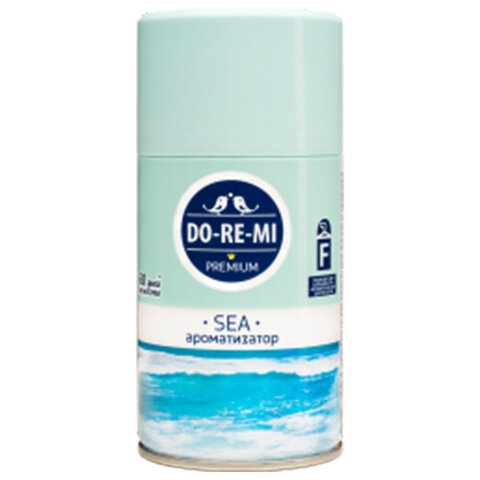 Сменный баллон для автоматических освежителей 250 мл, DO-RE-MI "Дыхание Моря", сухое распыление, СИБИАР, 5-02.03.014.24