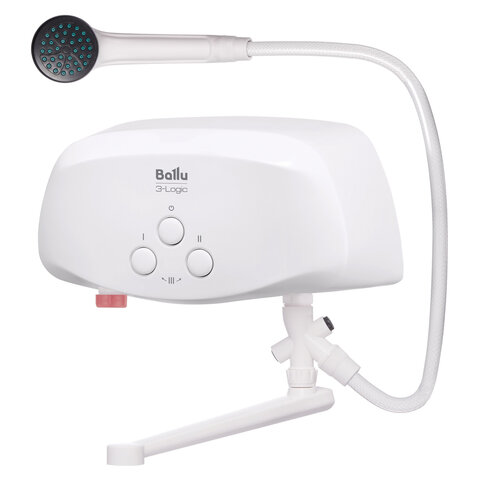 Водонагреватель проточный электрический BALLU 3-Logic TS, ненапорный 3,5 кВт 2л/м кра, НС-1588892