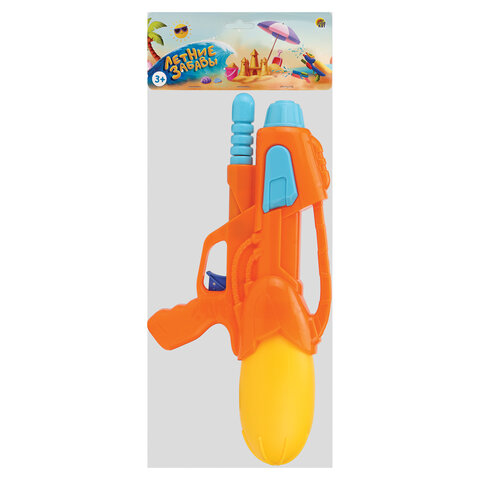 Водный пистолет "Летние забавы", 30,7х16,1х6,5 см, АССОРТИ, РК, ИК-0535