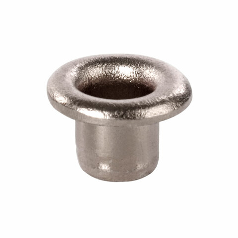 Люверсы серебристые КОМПЛЕКТ 250 шт., внутренний диаметр 4,8 мм, длина 4,6 мм, BRAUBERG, 272765