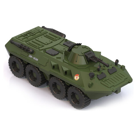 Военная машина игрушечная БРОНЕТРАНСПОРТЕР "Комбат", пластик, 31,5x12,5x10,5 см, НОРДПЛАСТ, 50