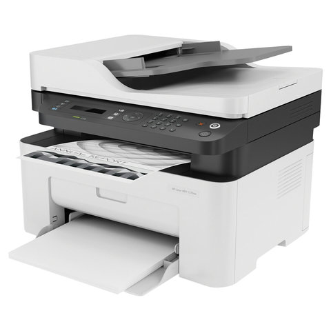 МФУ лазерное HP Laser 137fnw "4 в 1", А4, 20 стр./мин., 10000 стр./мес., АПД, Wi-Fi, сетевая карта, 4ZB84A
