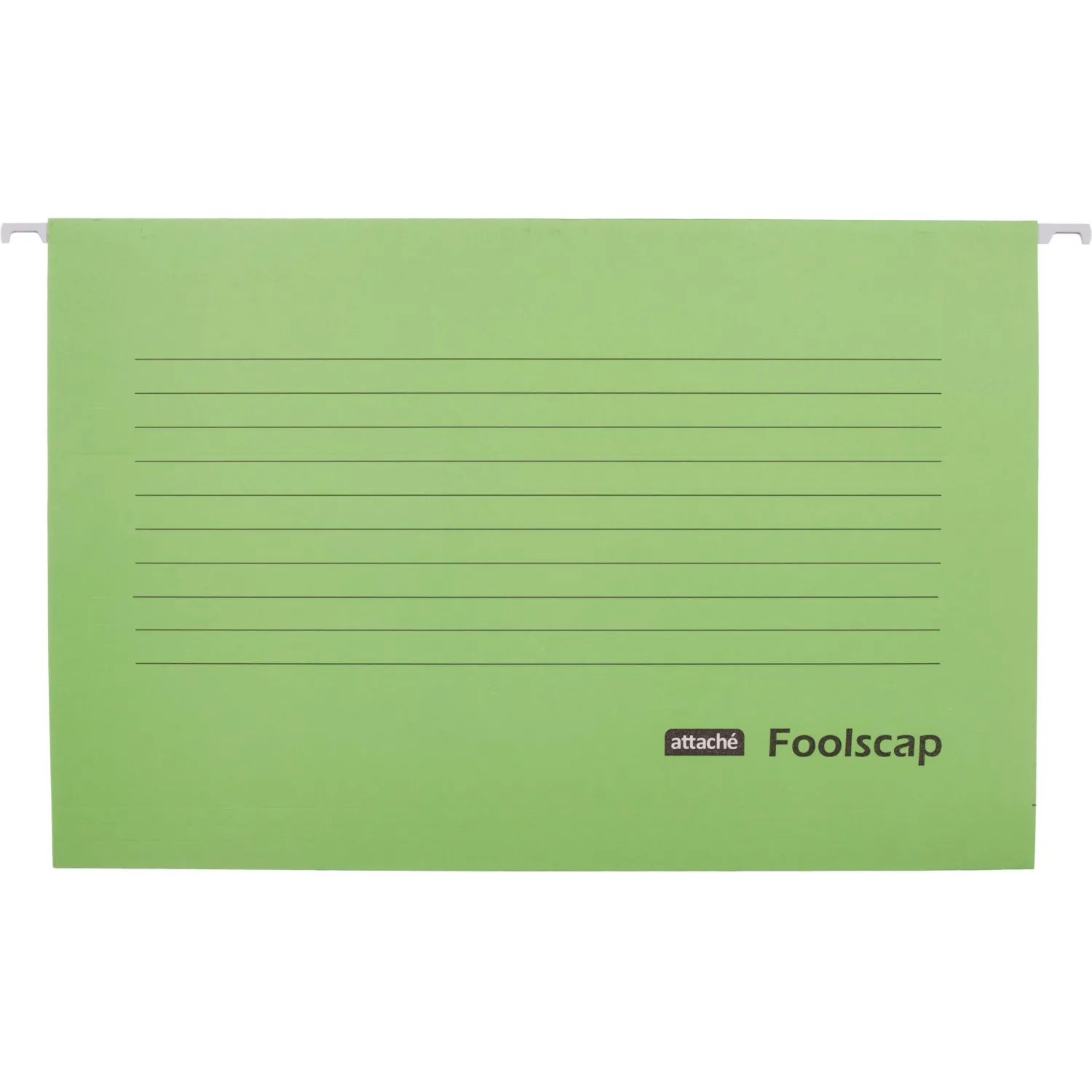 Папка подвесная Attache Foolscap, картон зеленый, до 200л., 5шт/уп, 1554460К