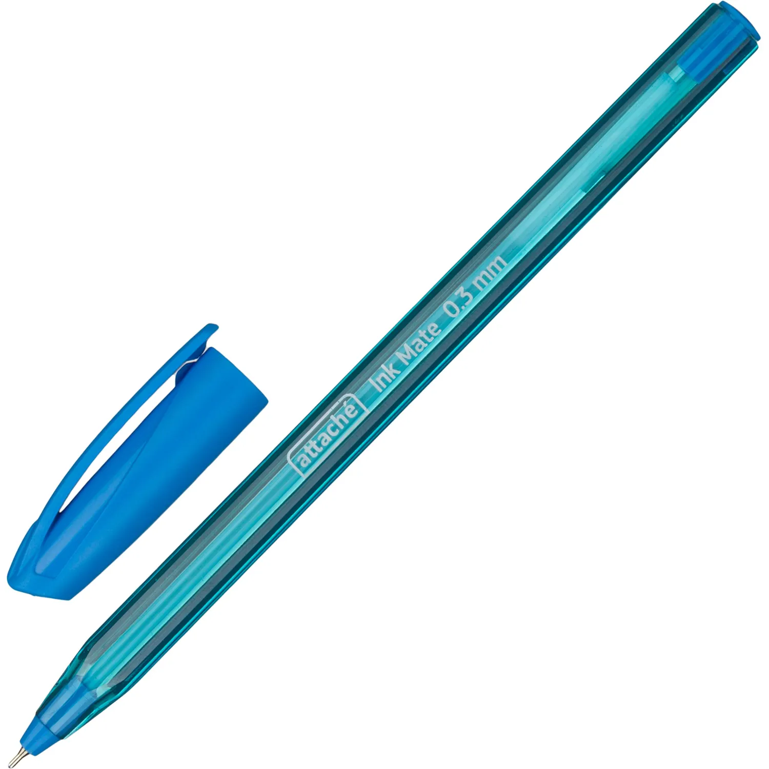 Ручка шариковая неавтомат. Attache Ink Mate ш0,5мм,лин0,3мм,син,масл, 1685316К