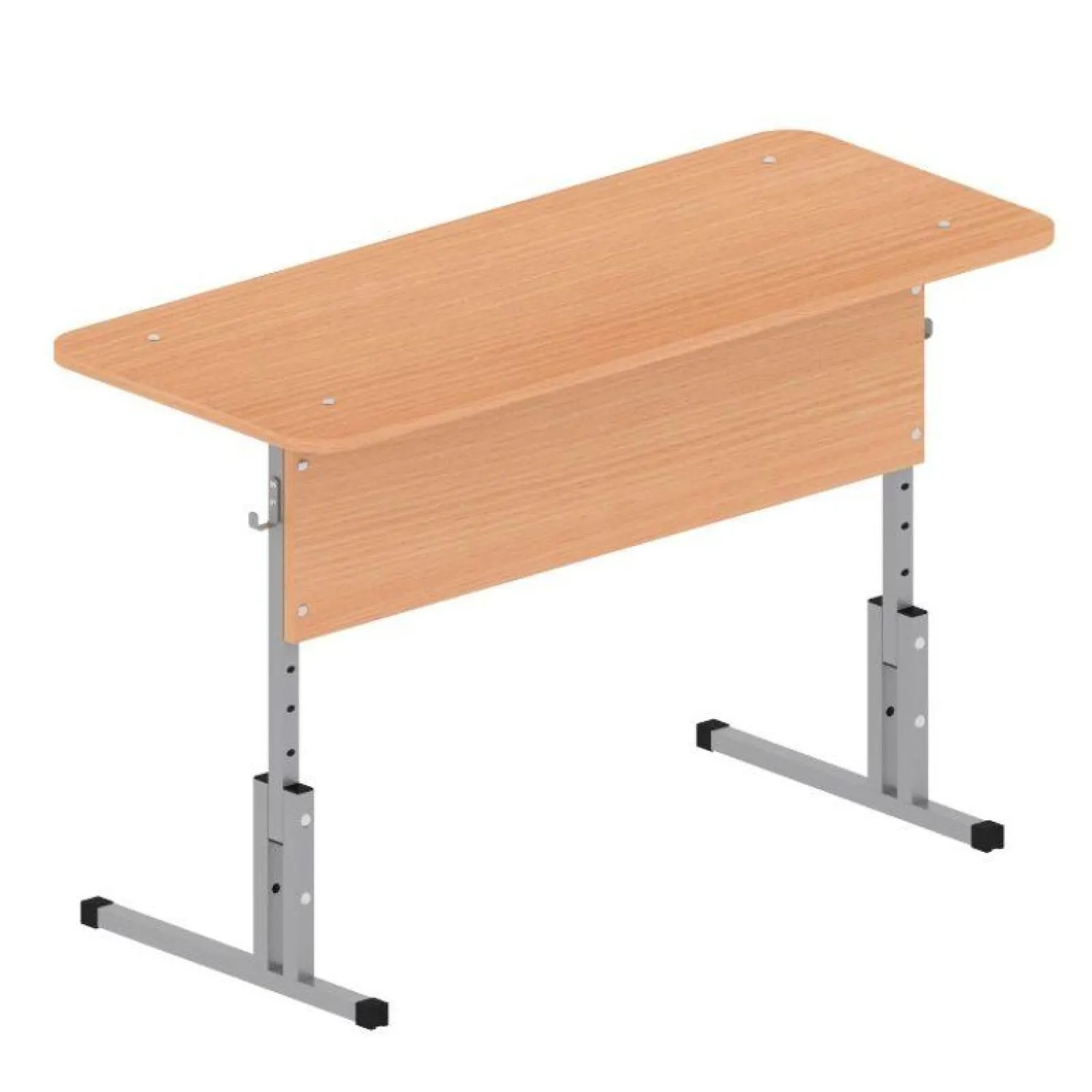 Парта 1L5_А Лицей Лц.КР№5-7 стол ученический 2м с закр.уг.рег.по выс. Бук-С