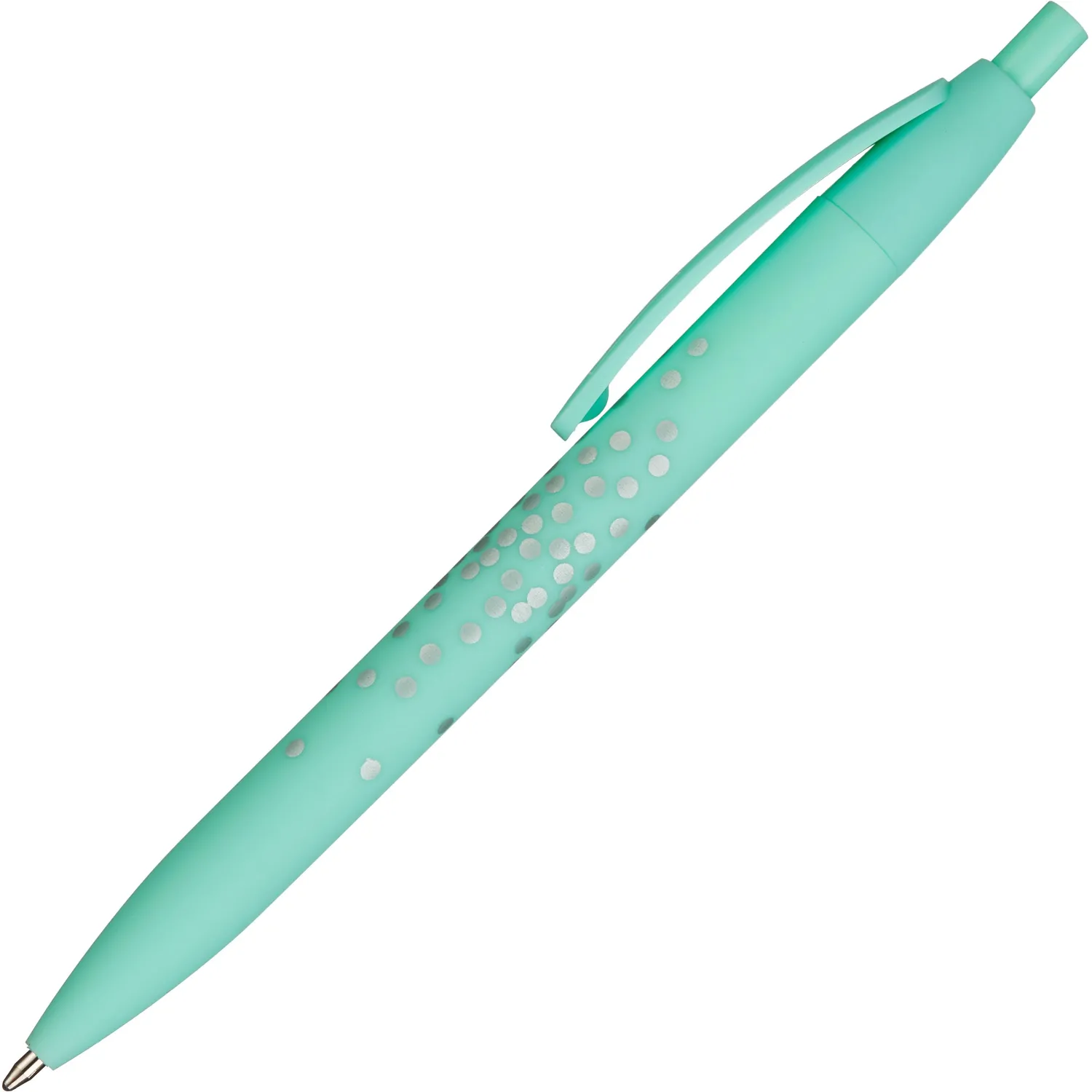 Ручка шариковая автомат. Attache Romance масл Soft touch,зел корп,син, 571481К